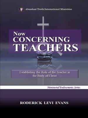 cover image of Now Concerning Teachers